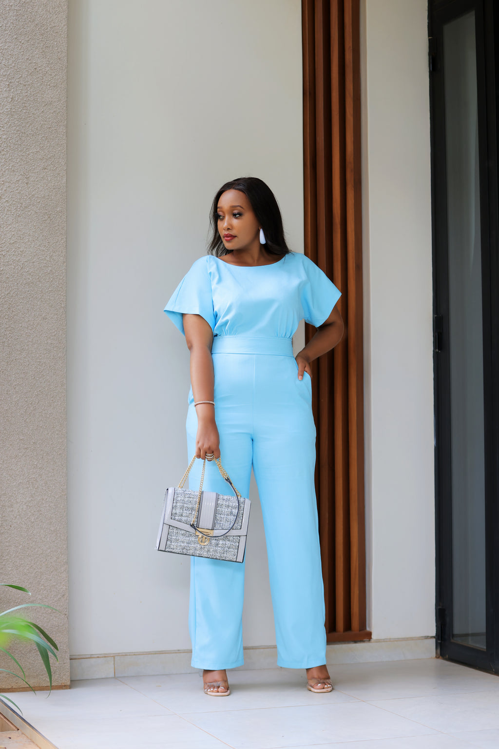 The Kanyana Blue  Pastel Jumpsuit