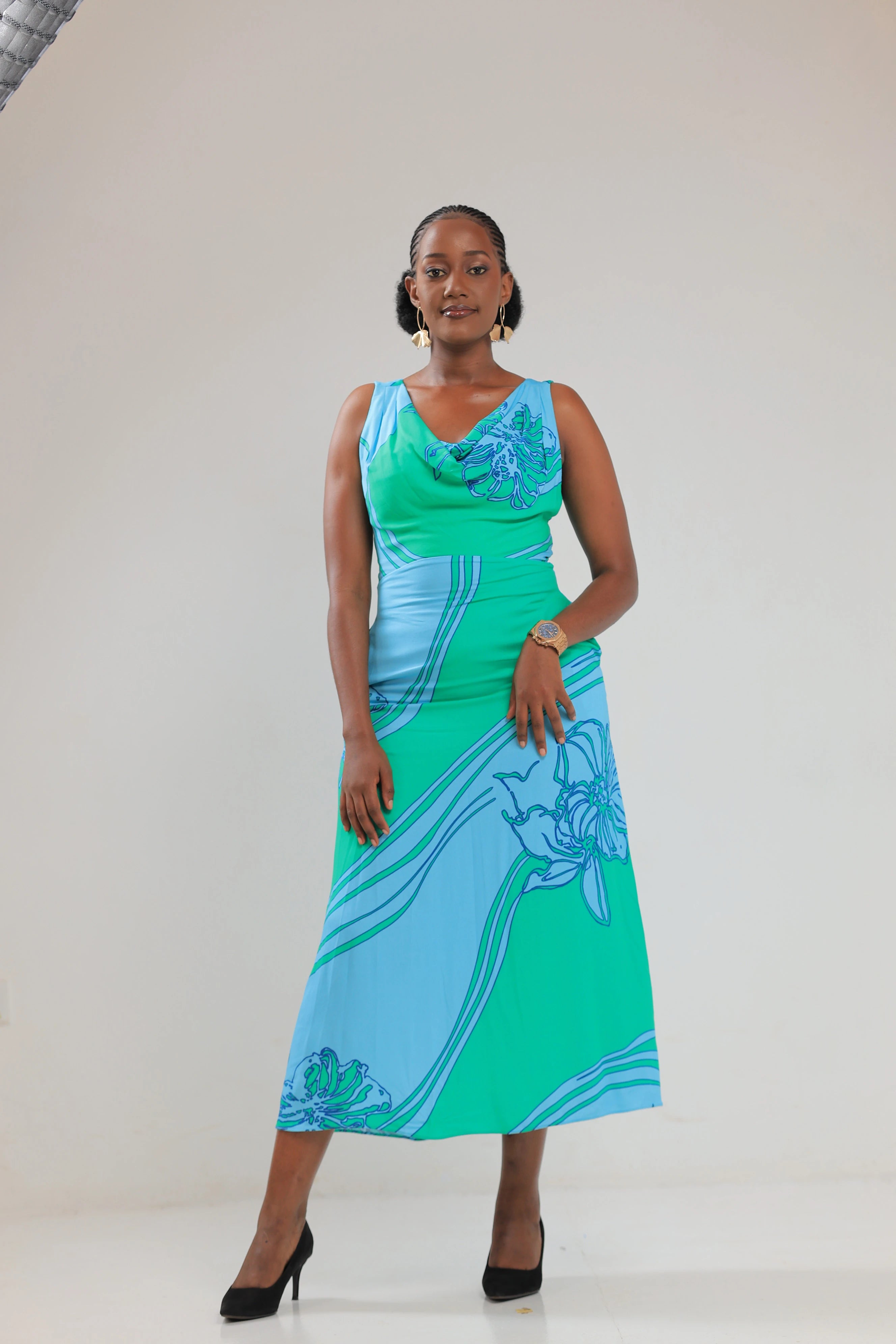 The Kiiza crawl neck dress