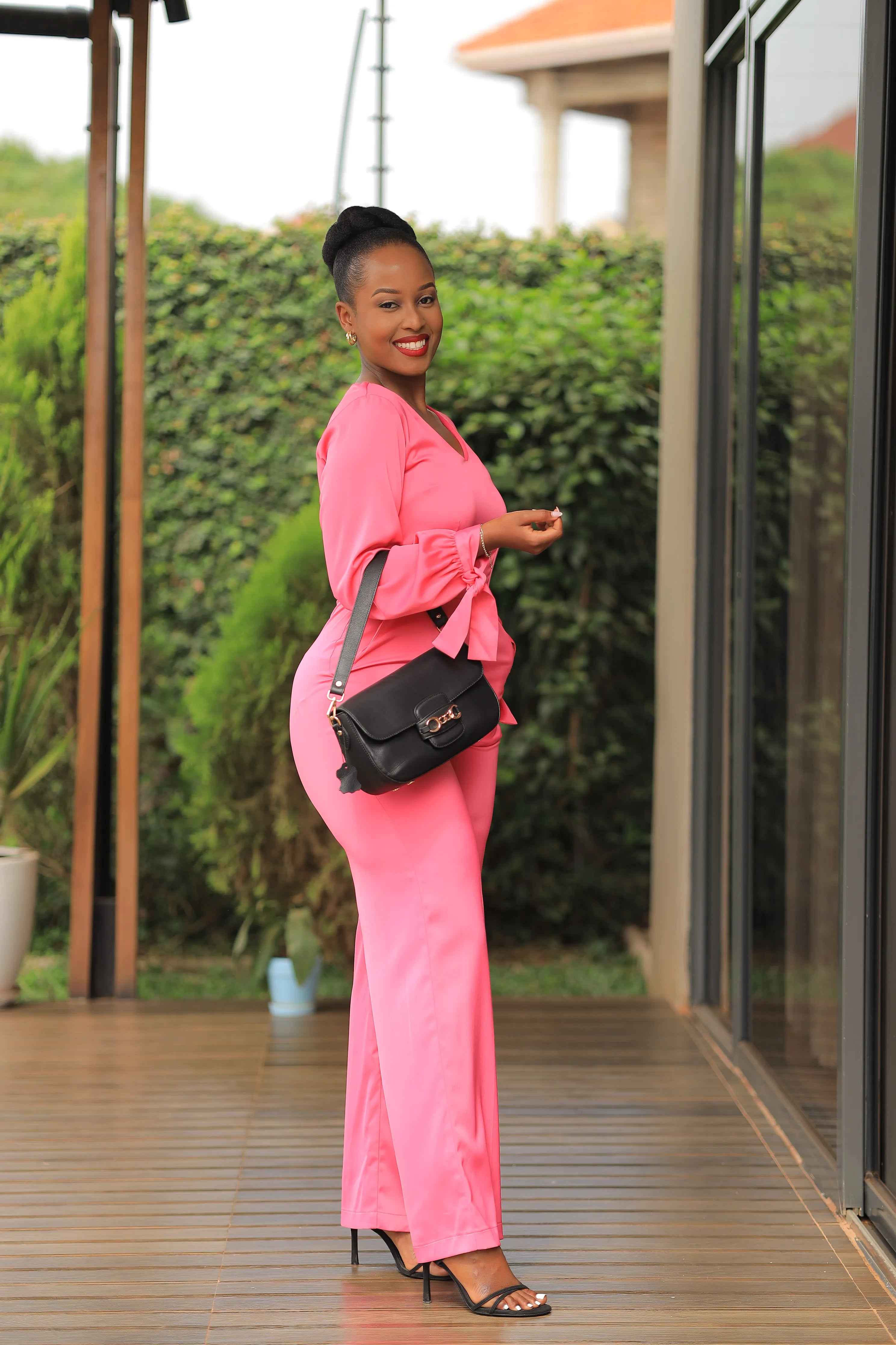 The Mara satin jumpsuit
