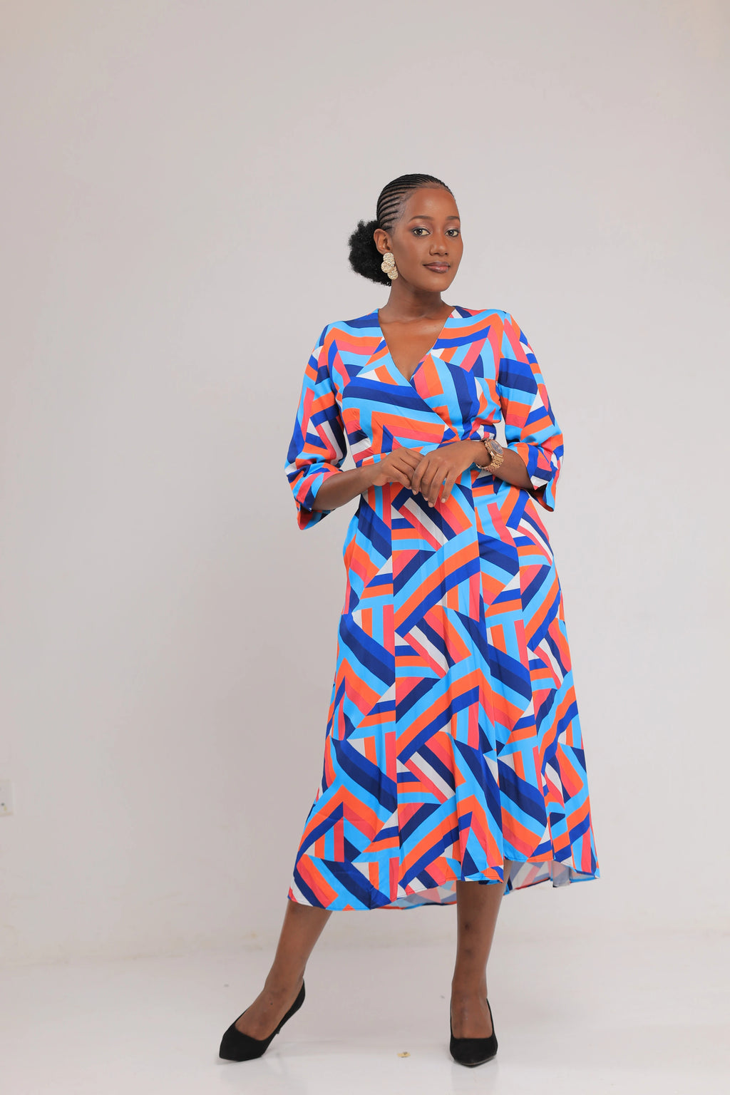 The sipi multi wrap midi dress