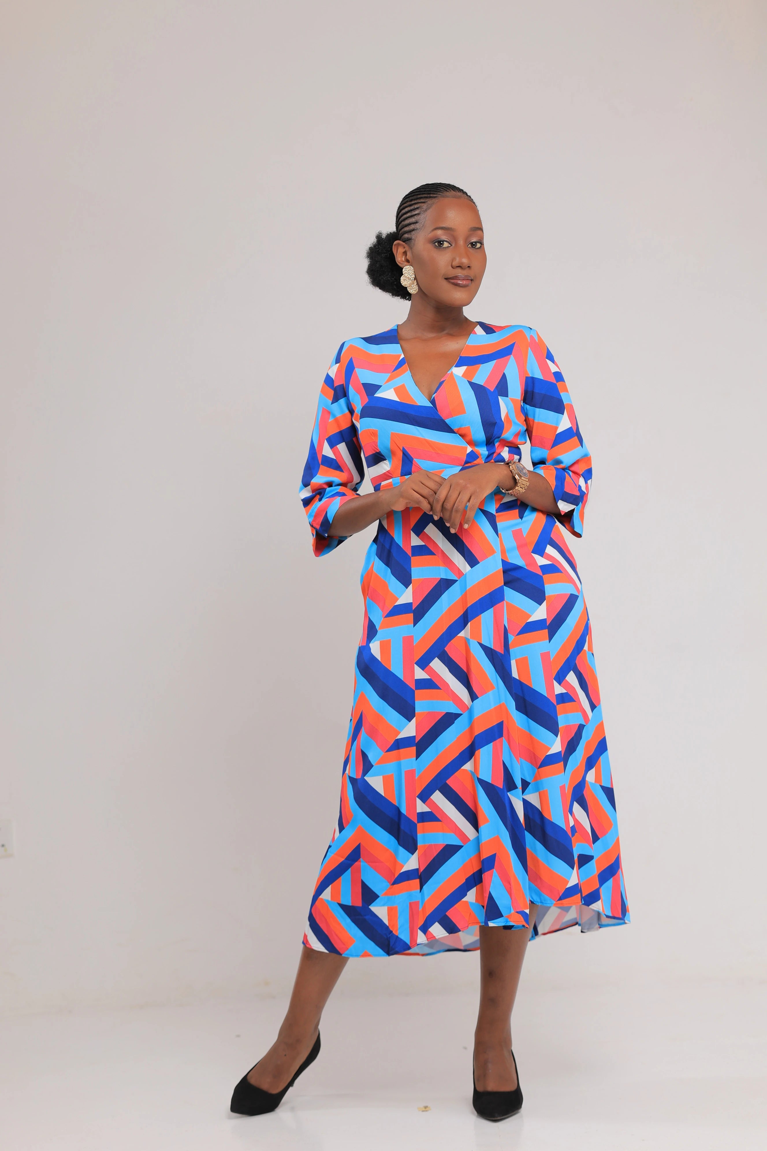 The sipi multi wrap midi dress